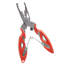 Load image into Gallery viewer, Fishing Quick Knot Tools Stainless Steel Pliers Nipper Line Cutter Clipper Hook Eye Cleaner Hook Sharpener Fly Tying Tool Tackle
