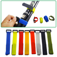 Load image into Gallery viewer, Fishing Rod Tie Holders Straps Belts Suspenders Fastener Hook Loop Cable Cord Ties Belt Fishing Tools Accessories
