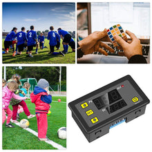 Load image into Gallery viewer, Timer Relay DC 12V 20A Programmable Digital Time Cycle Delay Switch Module 1500W 220V 110V ON-OFF Control 0-999 Second Min Hour
