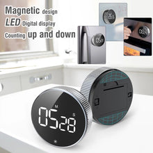 Load image into Gallery viewer, Magnetic Kitchen Timer Digital Timer Manual Countdown Alarm Clock Mechanical Cooking Timer Cooking Shower Study Stopwatch
