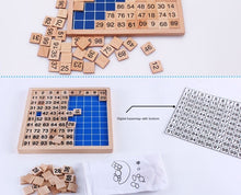 Load image into Gallery viewer, 1-100 Digital Connection Plate Children&#39;s Early Education Numbers Toy Wooden Math Teaching Aids
