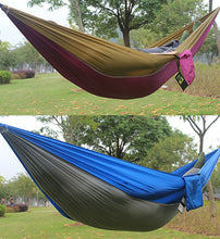 Load image into Gallery viewer, 1 Person Parachute Hammock For Single Outdoor Hunting Survival Portable Hamac Garden Yard Patio Leisure Hanging
