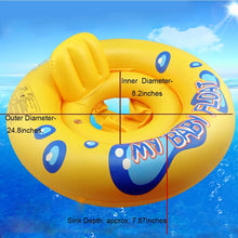 Load image into Gallery viewer, 1 Piece Round Summer kids baby Float Swim Ring  2 circles Hollow Swim Seat Ring Cartoon Float Swimming pool
