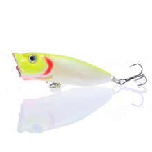 Load image into Gallery viewer, 1pcs Fishing Lures 6.5cm/12g Topwater Popper Bait 5 Color Hard Bait Artificial Wobblers Plastic Fishing Tackle With 6# Hooks
