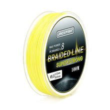 Load image into Gallery viewer, 100m 8 Strand PE Braided Fishing Line 10-80LB Multifilament Fishing Lines For Carp Fishing Tackle Saltwater Fishing
