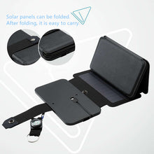 Load image into Gallery viewer, Folding 10W Solar Cells Charger 5V 2.1A USB Output Devices Portable Solar Panels for Smartphones
