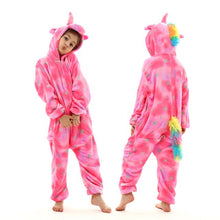 Load image into Gallery viewer, Licorne Children Pajamas Winter Sleepwear Boys Onesies Girls Outfits Set Unicorn  Panda Animal Pyjama Kids Baby Pijamas

