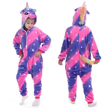 Load image into Gallery viewer, Licorne Children Pajamas Winter Sleepwear Boys Onesies Girls Outfits Set Unicorn  Panda Animal Pyjama Kids Baby Pijamas
