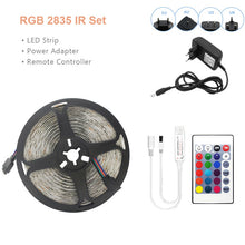 Load image into Gallery viewer, LED Strip Light RGB 5050 2835 Flexible Ribbon WiFi Bluetooth 12V led strip 20M 5M 10M 15M Waterproof Tape Diode+Control+Adapter
