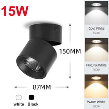 Load image into Gallery viewer, Led Spot Light 220V Track Light 20W 30W COB Ceiling Spots Lamp Surface Mounted Spotlight Fixture Indoor Lighting For Home Store
