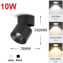 Load image into Gallery viewer, Led Spot Light 220V Track Light 20W 30W COB Ceiling Spots Lamp Surface Mounted Spotlight Fixture Indoor Lighting For Home Store
