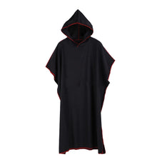 Load image into Gallery viewer, Men Women Diving Suit Change Robes Poncho Quick-dry Hooded Towel Sweat-absorbent Swim Robe Summer Beach Pool Swimming #N
