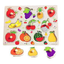 Load image into Gallery viewer, 3D Wooden Puzzle Educational Kids Toys Hand Grab Boards Toys Early Learning Puzzles For Kids Children 2 5 Years

