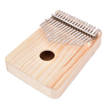Load image into Gallery viewer, NEW Wood Musical Instruments 17 Key Kalimba African Solid Pine Mahogany Thumb Finger Piano
