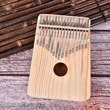 Load image into Gallery viewer, NEW Wood Musical Instruments 17 Key Kalimba African Solid Pine Mahogany Thumb Finger Piano
