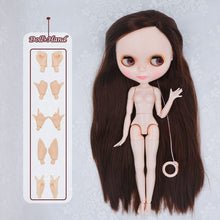 Load image into Gallery viewer, Neo Blyth Doll Customized NBL Shiny Face,1/6 OB24 BJD Ball Jointed Doll Custom Blyth Dolls for Girl, Gift for Collection NBL09
