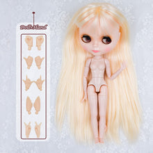 Load image into Gallery viewer, Neo Blyth Doll Customized NBL Shiny Face,1/6 OB24 BJD Ball Jointed Doll Custom Blyth Dolls for Girl, Gift for Collection NBL09
