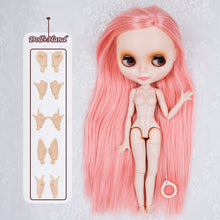 Load image into Gallery viewer, Neo Blyth Doll Customized NBL Shiny Face,1/6 OB24 BJD Ball Jointed Doll Custom Blyth Dolls for Girl, Gift for Collection NBL09
