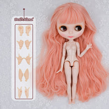 Load image into Gallery viewer, Neo Blyth Doll Customized NBL Shiny Face,1/6 OB24 BJD Ball Jointed Doll Custom Blyth Dolls for Girl, Gift for Collection NBL09

