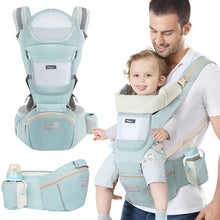 Load image into Gallery viewer, 0-48 Month Ergonomic Baby Carrier Infant Baby Hipseat Carrier 3 In 1 Front Facing Ergonomic Kangaroo Baby Wrap Sling
