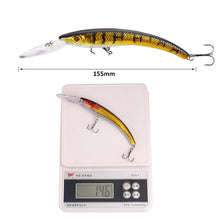 Load image into Gallery viewer, 1 PCS 15.5cm / 16.3g Wobbler Fishing Lure Big Crank Bait Minnow Bass Trolling Artificial Bait Pike Carp Lures Fishing
