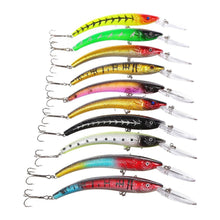 Load image into Gallery viewer, 1 PCS 15.5cm / 16.3g Wobbler Fishing Lure Big Crank Bait Minnow Bass Trolling Artificial Bait Pike Carp Lures Fishing
