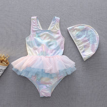 Load image into Gallery viewer, Swimsuit Children's  Girl Baby Sleeveless One-Piece Princess Dress Cute Bathing Suit Swimwear
