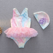 Load image into Gallery viewer, Swimsuit Children's  Girl Baby Sleeveless One-Piece Princess Dress Cute Bathing Suit Swimwear
