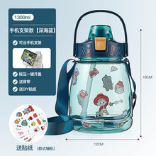 Load image into Gallery viewer, Water Bottle Water  Single Drinking  Male and Female Adult Children Harness Straw Plastic Cup
