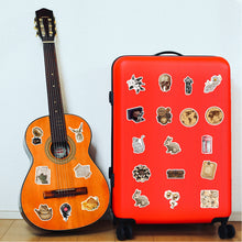 Load image into Gallery viewer, 100pcs Retro Style Pattern Sticker Special Decoration Luggage Notebook Waterproof Stickers
