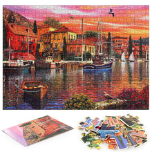 Load image into Gallery viewer, 1000 Piece Coastal Jigsaw Decompression Game
