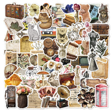 Load image into Gallery viewer, 100pcs Retro Style Pattern Sticker Special Decoration Luggage Notebook Waterproof Stickers
