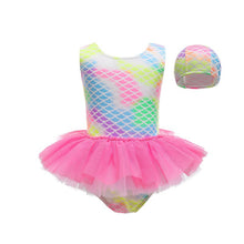 Load image into Gallery viewer, Swimsuit Children's  Girl Baby Sleeveless One-Piece Princess Dress Cute Bathing Suit Swimwear
