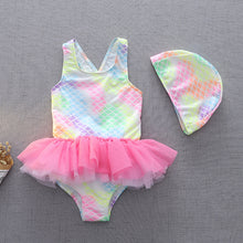 Load image into Gallery viewer, Swimsuit Children's  Girl Baby Sleeveless One-Piece Princess Dress Cute Bathing Suit Swimwear
