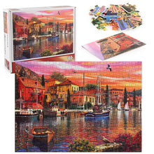 Load image into Gallery viewer, 1000 Piece Coastal Jigsaw Decompression Game
