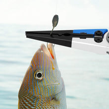 Load image into Gallery viewer, Fishing Pliers Aluminum Braid Cutters Split Ring Pliers Hook Remover Fish Holder with Sheath and Lanyard
