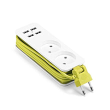 Load image into Gallery viewer, Power Strip Multiple Socket AC Outlets 4 USB with 1.5M Cord Extension Wall Socket with usb For Smart Phone

