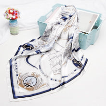 Load image into Gallery viewer, Printed Scarves for Women Spring Summer Professional Airline Stewardess Scarf
