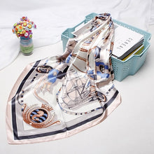Load image into Gallery viewer, Printed Scarves for Women Spring Summer Professional Airline Stewardess Scarf
