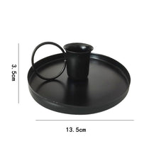 Load image into Gallery viewer, Retro Metal Candlestick Candle Holders Modern Home Decoration Glamorous Chic Wedding Table Decoration Desktop Accessories
