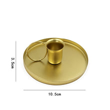 Load image into Gallery viewer, Retro Metal Candlestick Candle Holders Modern Home Decoration Glamorous Chic Wedding Table Decoration Desktop Accessories
