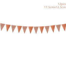 Load image into Gallery viewer, Rose Gold Party Disposable Tableware Plate Number Balloon Girl Birthday Party Wedding Decor Adult Celebration Baby Shower Decor
