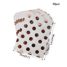 Load image into Gallery viewer, Rose Gold Party Disposable Tableware Plate Number Balloon Girl Birthday Party Wedding Decor Adult Celebration Baby Shower Decor
