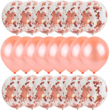 Load image into Gallery viewer, Rose Gold Party Disposable Tableware Plate Number Balloon Girl Birthday Party Wedding Decor Adult Celebration Baby Shower Decor
