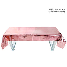 Load image into Gallery viewer, Rose Gold Party Disposable Tableware Plate Number Balloon Girl Birthday Party Wedding Decor Adult Celebration Baby Shower Decor
