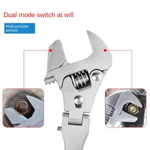 Load image into Gallery viewer, 10-Inch Multifunctional Five-in-One Retractable Adjustable Wrench Folding Shaking Ratchet Wrench Repair Tool Accessories
