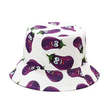 Load image into Gallery viewer, Summer Printed Reversible Bucket Hat Men Outdoor Hip-Hop Fisherman Cap Fashion Street Beach Bob Women Double Side Panama Hat Hot
