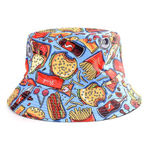 Load image into Gallery viewer, Summer Printed Reversible Bucket Hat Men Outdoor Hip-Hop Fisherman Cap Fashion Street Beach Bob Women Double Side Panama Hat Hot
