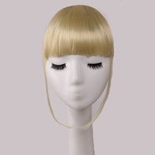 Load image into Gallery viewer, Synthetic Fake Bang Hair Piece Clip In Bangs Front Blunts Fringe Wig Extension Black Brown Blonde For Women Hair
