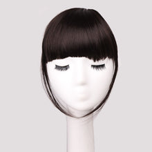 Load image into Gallery viewer, Synthetic Fake Bang Hair Piece Clip In Bangs Front Blunts Fringe Wig Extension Black Brown Blonde For Women Hair
